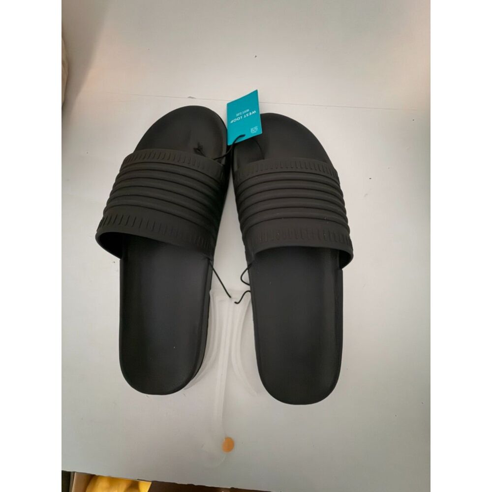 Black slides Size Large 11-12
